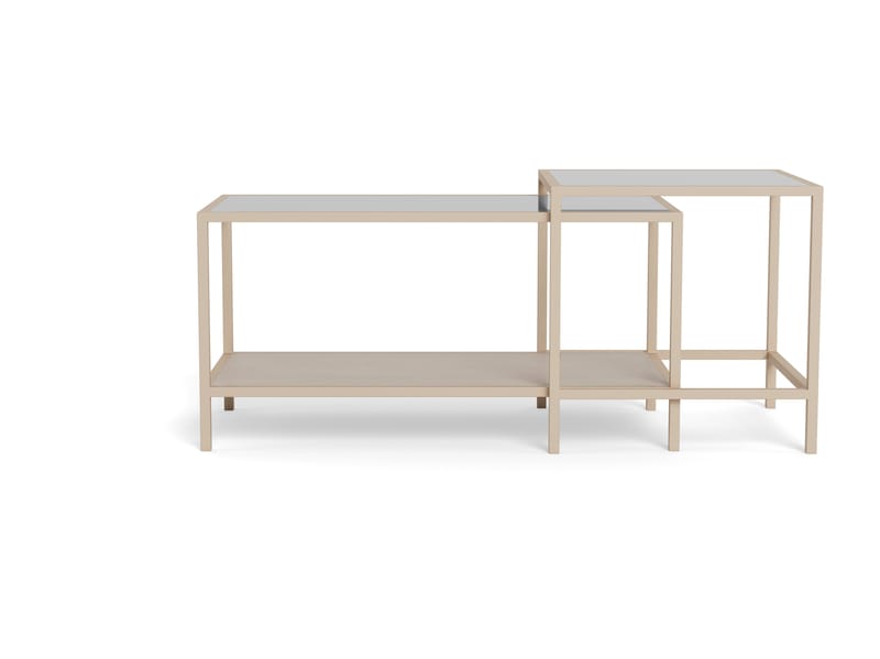 Hasslevik Sofabord 90 cm - Klar/Grå - Møbler - Borde - Sofabord