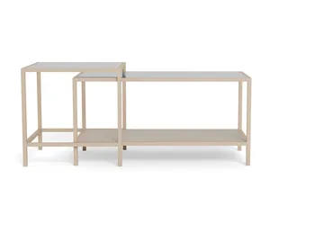 Hasslevik Sofabord 90 cm - Klar/Grå - Møbler - Borde - Sofabord