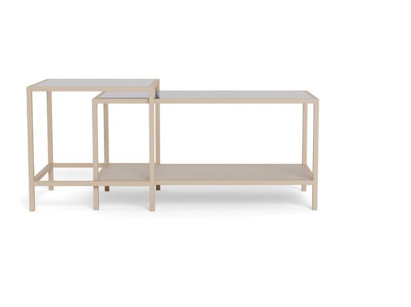 Hasslevik Sofabord 90 cm - Klar/Grå - Møbler - Borde - Sofabord