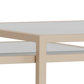 Hasslevik Sofabord 90 cm - Klar/Grå - Møbler - Borde - Sofabord