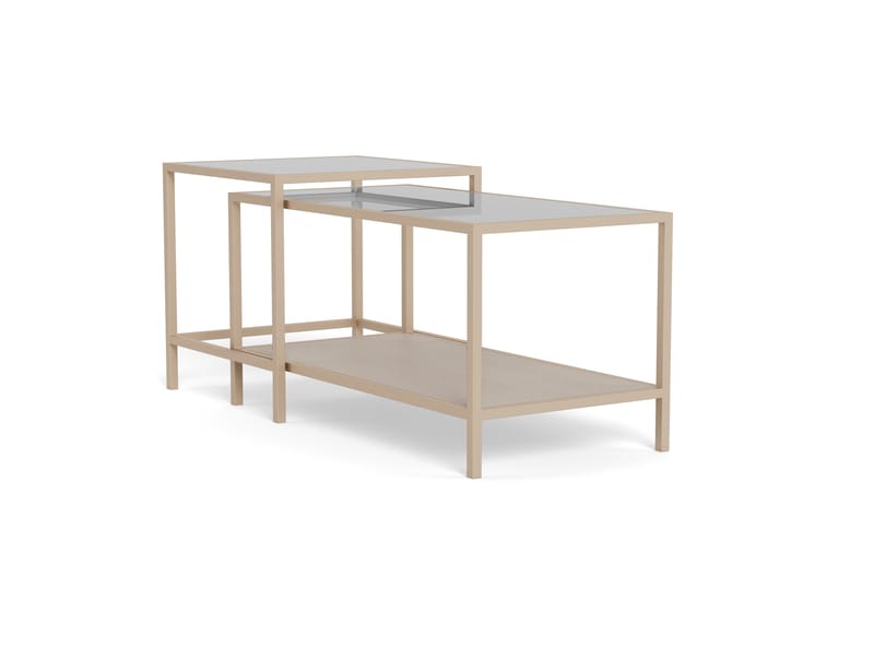 Hasslevik Sofabord 90 cm - Klar/Grå - Møbler - Borde - Sofabord