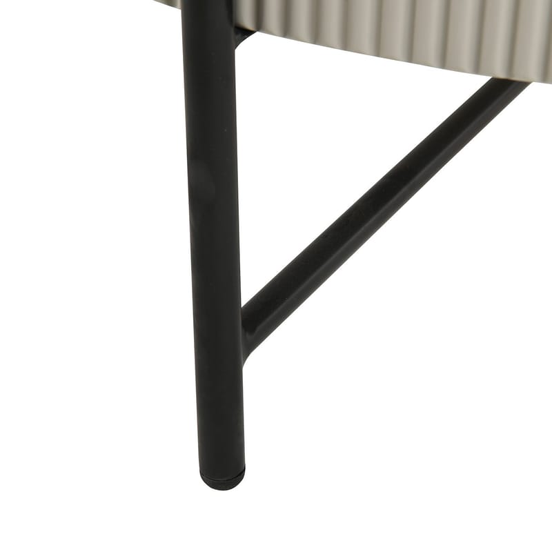 Sofabord HOME4YOU Asher D80x40 cm grå - Grå - Møbler - Borde - Sofabord