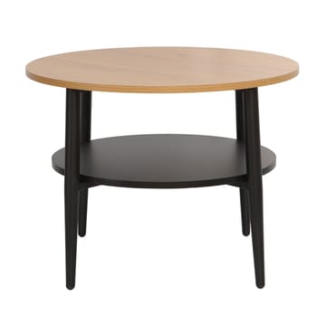 Sofabord HOME4YOU Hector Ask/Sort 60x60x45 cm - ask/sort - Møbler - Borde - Sofabord