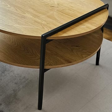Sofabord HOME4YOU Hedvig 80x80x45 cm ask/sort - Ask / sort - Møbler - Borde - Sofabord