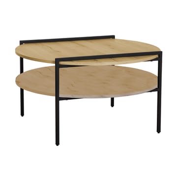 Sofabord HOME4YOU Hedvig 80x80x45 cm ask/sort - Ask / sort - Møbler - Borde - Sofabord