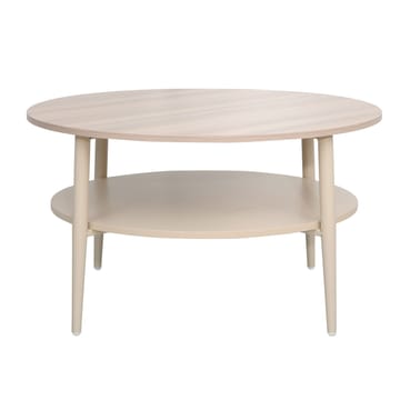 Sofabord HOME4YOU Lester lyst træ/beige 80x80x45 cm - Lyst træ / beige - Møbler - Borde - Sofabord