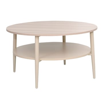 Sofabord HOME4YOU Lester lyst træ/beige 80x80x45 cm - Lyst træ / beige - Møbler - Borde - Sofabord