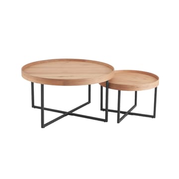 Sofabord HOME4YOU Music 2 stk. sæt Eg 70x46, 50x38 - Eg - Møbler - Borde - Sofabord