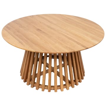 Sofabord HOME4YOU Slatted D80x40 cm elm - elm - Møbler - Borde - Sofabord