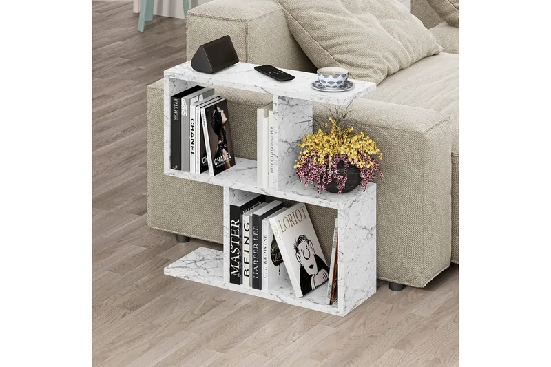 Sofabord Homemania Carrara Marmor - Carrara Marmor - Møbler - Borde - Sofabord