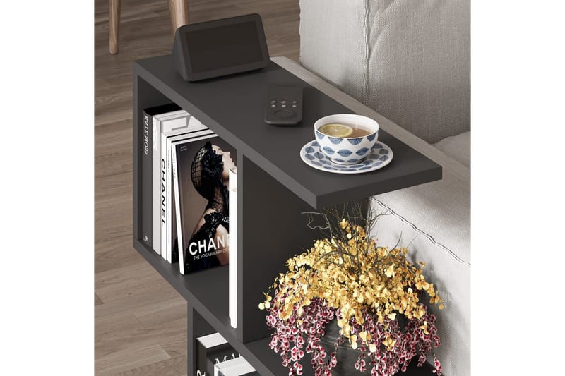 Sofabord Homemania Silkeblød sort - Silkeblød sort - Møbler - Borde - Sofabord