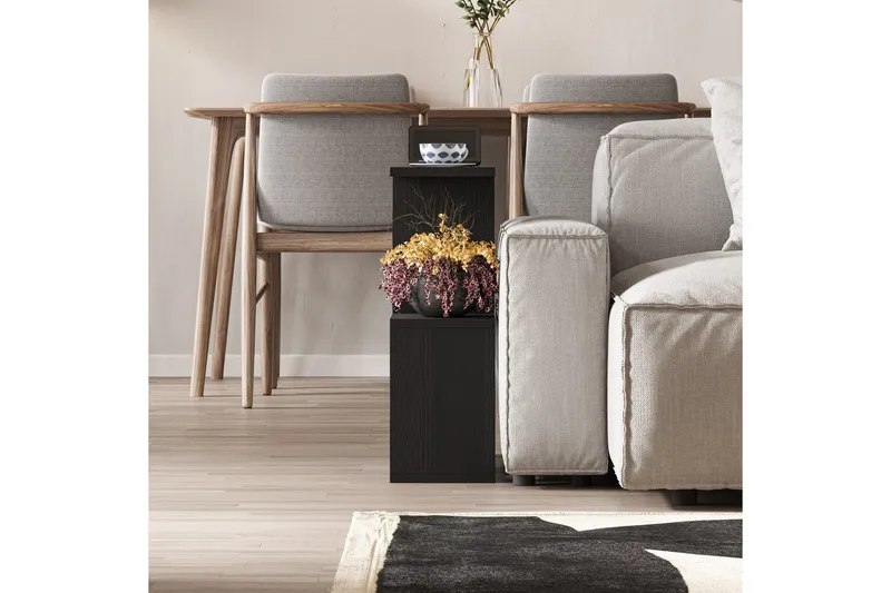 Sofabord Homemania Træ / Sort - Træ / Sort - Møbler - Borde - Sofabord