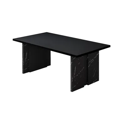 Sofabord Homitis Ravello (90 x 40 x 50 cm) Sort marmor