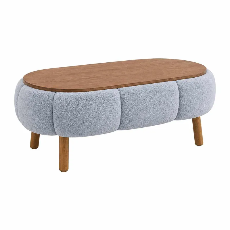 Sofabord Homitis Papatya (98 x 45 x 68 cm) Grå, undefined