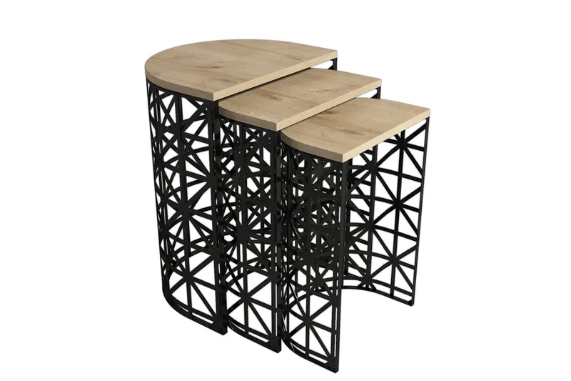 Hovdane Indskudsbord 46 cm Halvcirkel 3 Bord, undefined