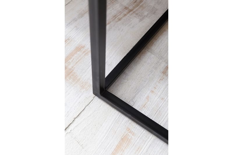 Hoysradt Indskudsbord 30 cm 2 Bord - Massivt Træ/Brun/Sort - Møbler - Borde - Sofabord