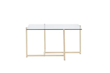 Hybrid Sofabord 80x80 cm - Transparent - Møbler - Borde - Sofabord
