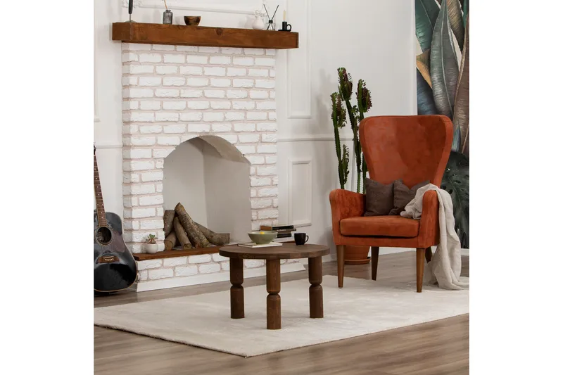 Ida Sofabord 60 cm - Valnød finér - Møbler - Borde - Sofabord