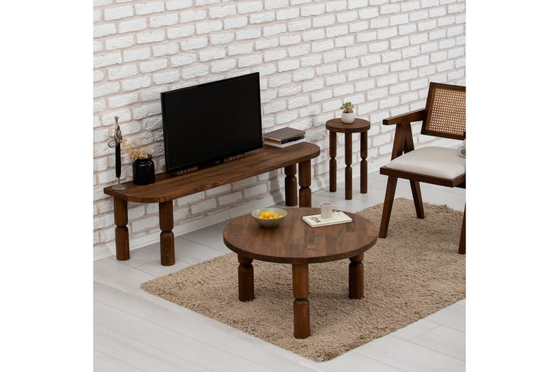 Ida Sofabord 60 cm - Valnød finér - Møbler - Borde - Sofabord