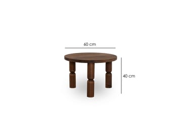 Ida Sofabord 60 cm - Valnød finér - Møbler - Borde - Sofabord