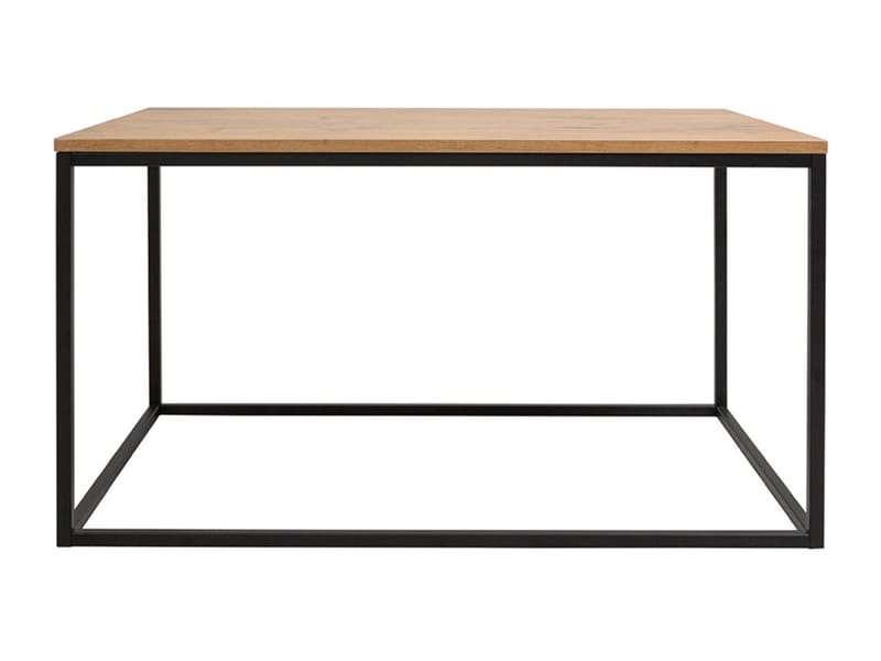 Illaso Sofabord 100 cm - Egefarvet/Sort - Møbler - Borde - Sofabord