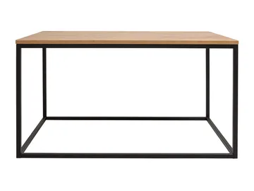 Illaso Sofabord 100 cm - Egefarvet/Sort - Møbler - Borde - Sofabord