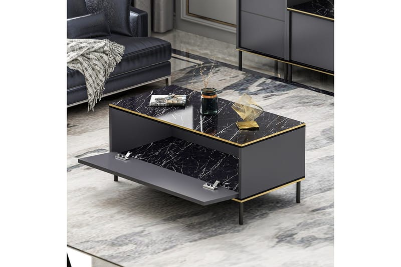 Imaj Sofabord 90 cm - Antracit - Møbler - Borde - Sofabord