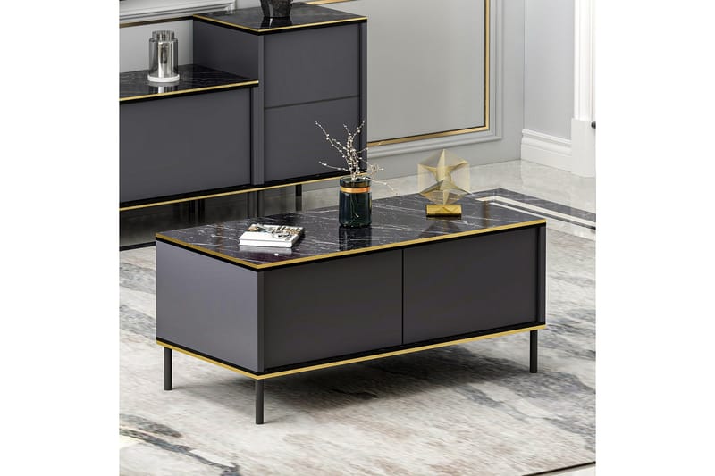 Imaj Sofabord 90 cm - Antracit - Møbler - Borde - Sofabord