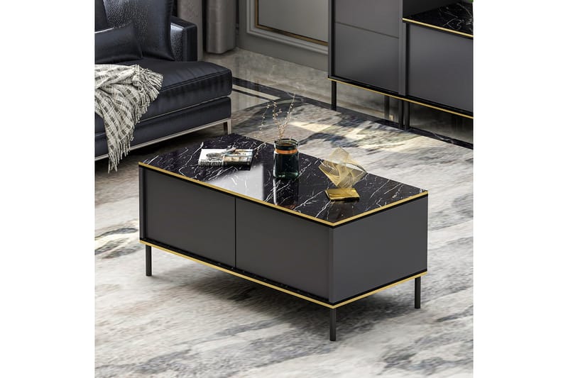 Imaj Sofabord 90 cm - Antracit - Møbler - Borde - Sofabord