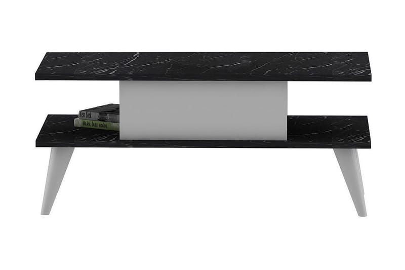 Irbene Sofabord 90x40x90 cm - Sort/Hvid - Møbler - Borde - Sofabord