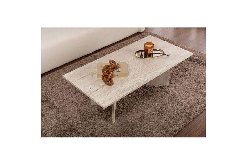 Sofabord Isami Travertin - Travertin - Møbler - Borde - Sofabord