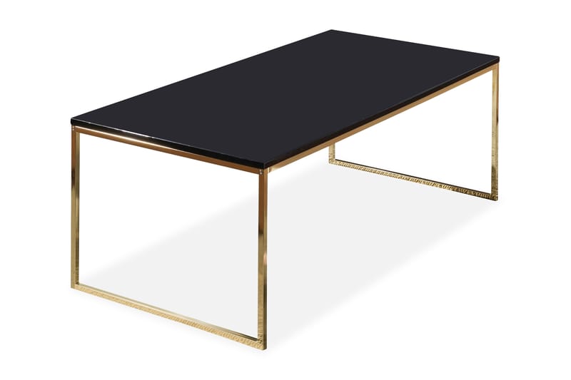 Jaise Sofabord 120 cm - Sort/Guld - Møbler - Borde - Sofabord