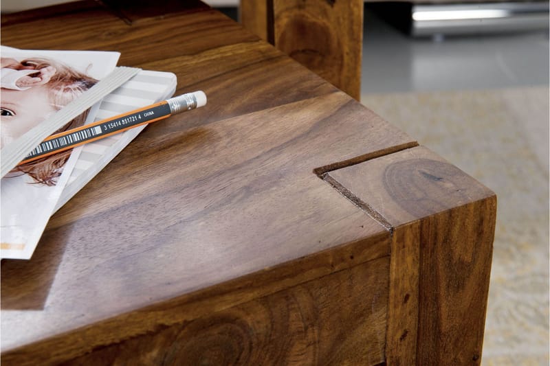 Jaisen Indskudsbord 45 cm 3 Bord - Massivt Træ - Møbler - Borde - Sofabord