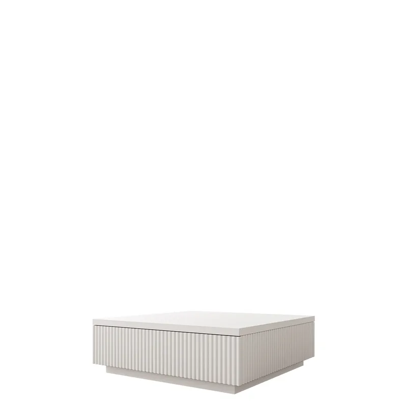 Juvik sofabord 80 cm, hvid