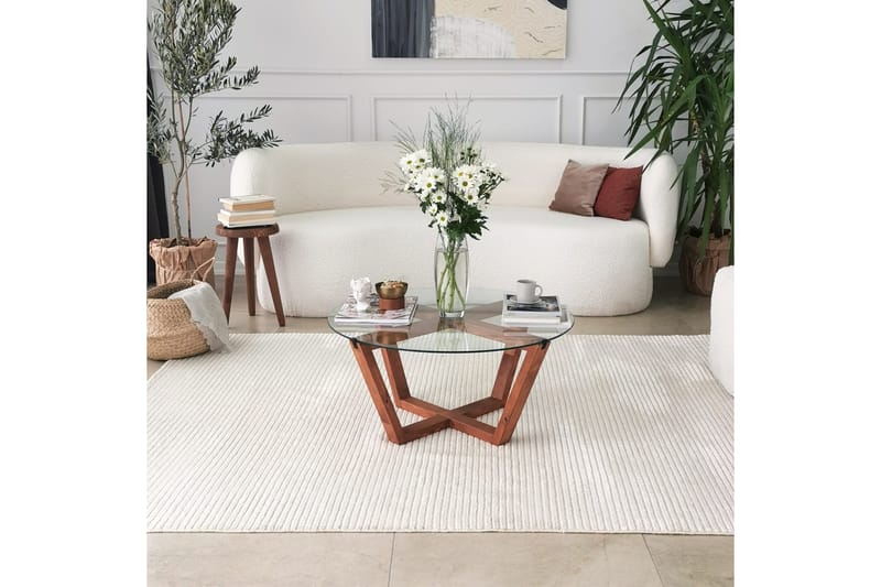 Kafrein Sofabord 75x35x75 cm - Brun - Møbler - Borde - Sofabord