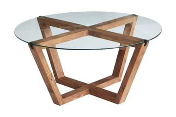 Kafrein Sofabord 75x35x75 cm - Brun - Møbler - Borde - Sofabord