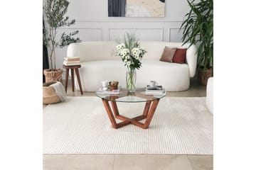 Kafrein Sofabord 75x35x75 cm - Brun - Møbler - Borde - Sofabord