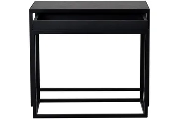 Kapelvej Indskudsbord 60 cm 2 Bord - Sort - Møbler - Borde - Sofabord