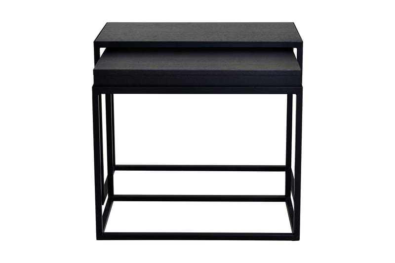 Kapelvej Indskudsbord 60 cm 2 Bord - Sort - Møbler - Borde - Sofabord