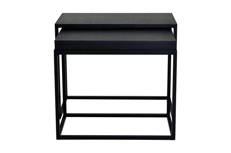 Kapelvej Indskudsbord 60 cm 2 Bord, Sort