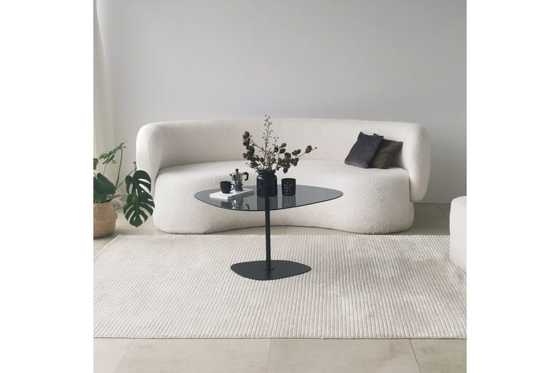 Karamea Sofabord 85 cm - Grå/Sort - Møbler - Borde - Sofabord
