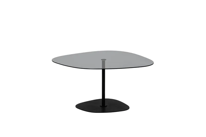 Karamea Sofabord 85 cm - Grå/Sort - Møbler - Borde - Sofabord