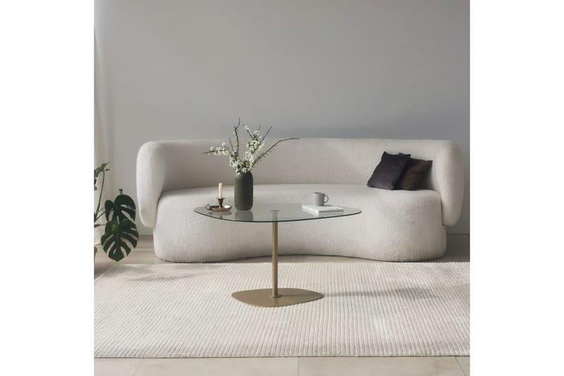 Karamea Sofabord 85 cm - Guld - Møbler - Borde - Sofabord