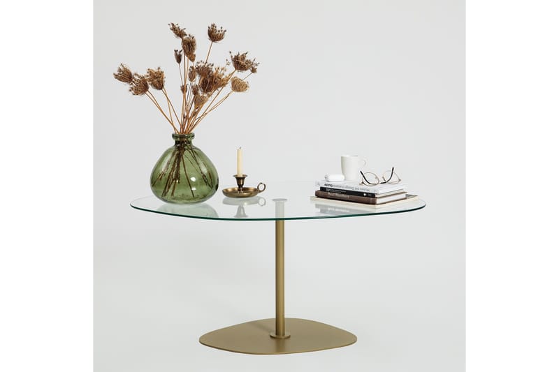 Karamea Sofabord 85 cm - Guld - Møbler - Borde - Sofabord