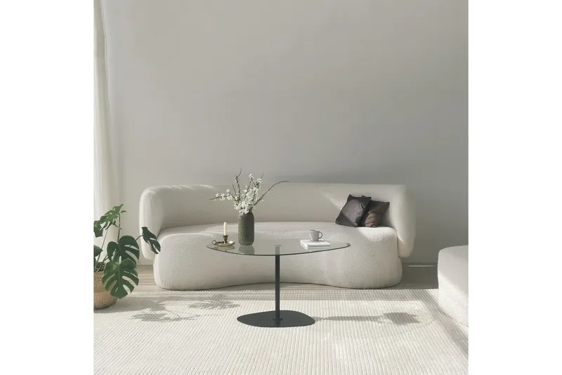 Karamea Sofabord 85 cm, Sort