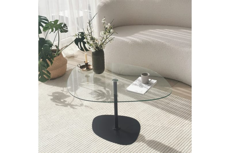 Karamea Sofabord 85 cm - Sort - Møbler - Borde - Sofabord