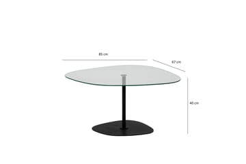 Karamea Sofabord 85 cm - Sort - Møbler - Borde - Sofabord