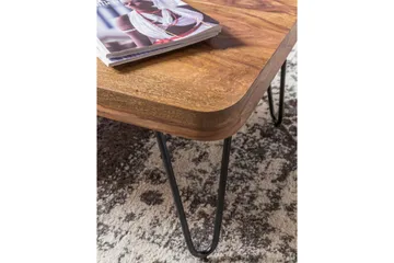 Katsura sofabord 115 cm - Massivt træ/sort - Møbler - Borde - Sofabord