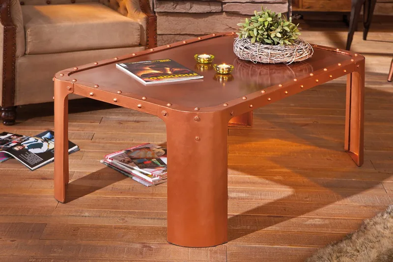 Kazuko Sofabord 110 cm - Kobber - Møbler - Borde - Sofabord