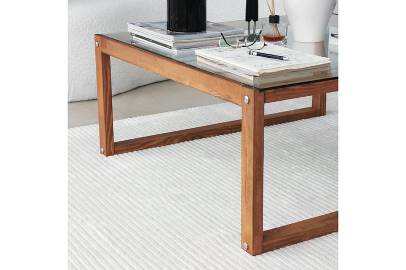 Kesgrold Sofabord 90x40x90 cm - Brun - Møbler - Borde - Sofabord
